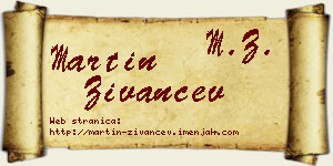 Martin Živančev vizit kartica